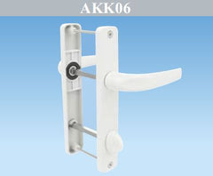 ALÜMİNYUM YAYLI WC KAPI KOLU 35/90 MM BABİL-AKK06