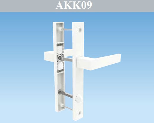 ALÜMİNYUM YAYLI WC KAPI KOLU 35/90 MM ATLAS-AKK09